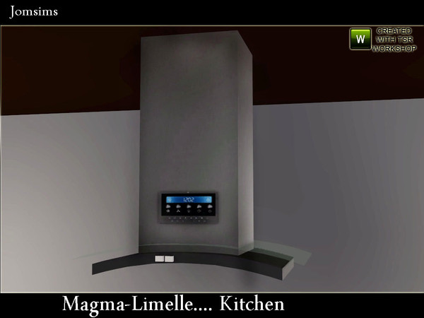 Sims 3 — deco cooker hood  limelle magma by jomsims — deco cooker hood limelle magma