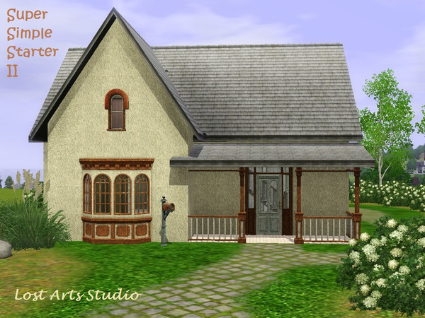 Sims 3 — Super Simple Starter II by lostarts — This classic Victorian house has seen a lot of wear-and-tear over the