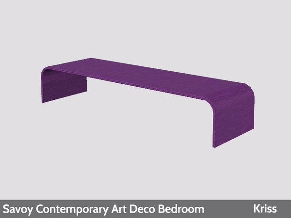 Sims 3 — Savoy Art Deco Bedroom Bed Throw by Kriss — A throw is a throw but it does add some extra to any bed. Made by