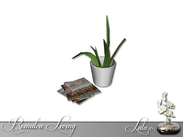 Sims 3 — Romulea Living Plant Decor by Lulu265 — Part of the Romulea Living Set Made by Lulu265 for TSR. Please do not