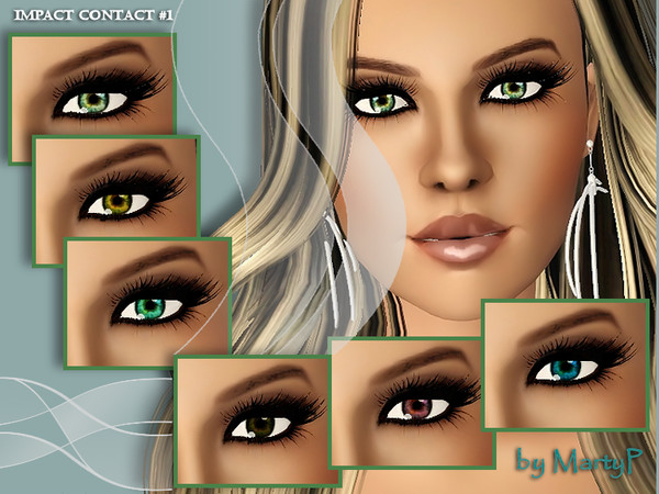 Sims 3 — MP_Impact Contact #1 by MartyP — ~1 recolourable chanel ~Looks better in game than in CAS. ~CAS and launcher