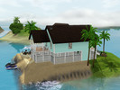 Sims 3 — Beach House by stressbaby2 — Immaculate stilted beach house for your sims. Interior contains 3 Bedrooms, 2