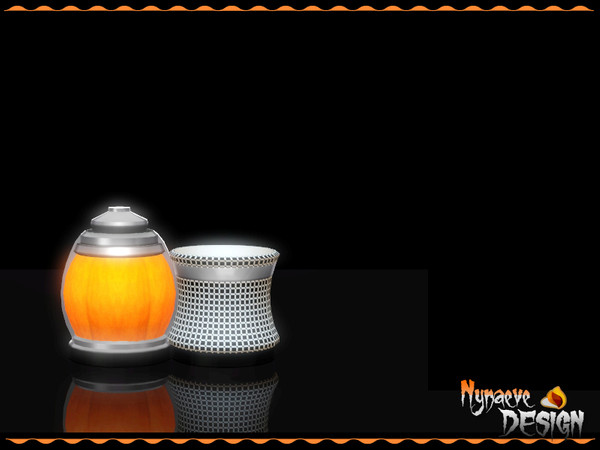 Sims 3 — Halloween Plant Pot Holder by NynaeveDesign — This Halloween Plant Pot Holder has one container slot for small