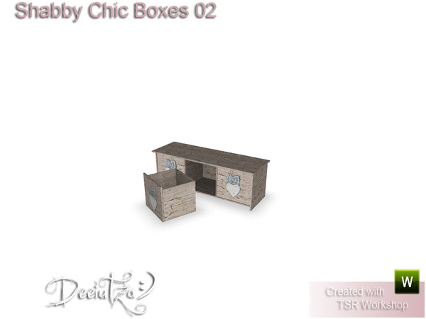 Sims 3 — Shabby Chic Clutter Boxes 02 by deeiutza — By deeiutza @TSR