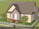 Sims 2 — Base game compatible - 112 Strawberry Street by olcia_olivinea — Fully furnished and decorated starter house for