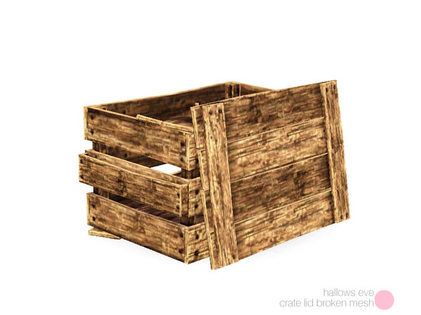 Sims 3 — Crate Lid Broken Mesh by DOT — Crate Lid Broken Mesh by DOT of The Sims Resource