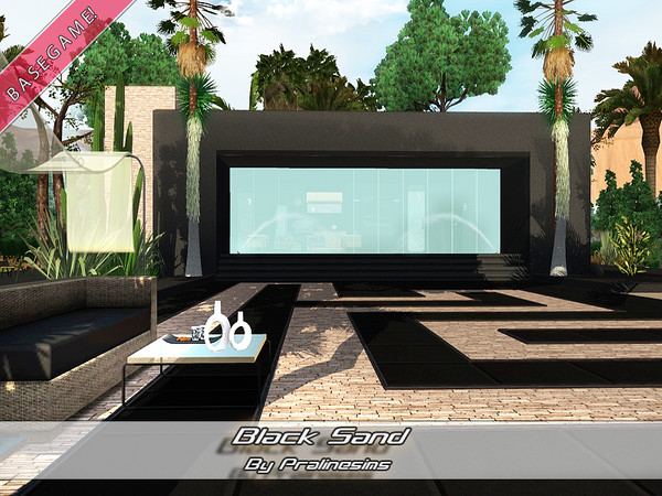 Sims 3 — Black Sand by Pralinesims — Base game NO EP's and SP's