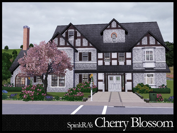 Sims 3 — Cherry Blossom by SpinkRA2 — A charming five-bedroom house for all your Sims! And don't forget the secret