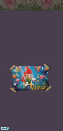 Sims 2 — Disney Decorations - L'il Mermaid Poster by clare030182 — This is a Little Mermaid film poster for your little