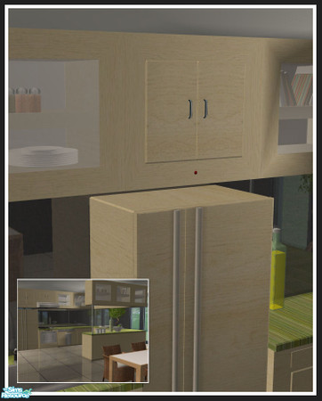 Sims 2 — Colorado kitchen - beech - smoke alarm by mirake — 