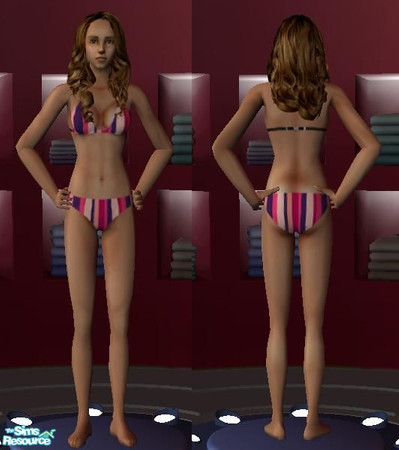 Sims 2 — The stripes bikini by manubeas_506 — ...