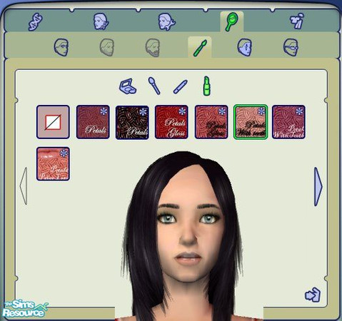 Sims 2 — Glossy Lipgloss by kollens — Lips part to show teeth