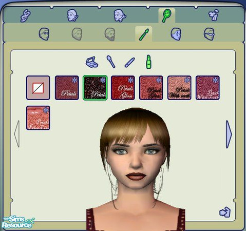 Sims 2 — Dark Mauve by kollens — Dark Mauve Lipstick