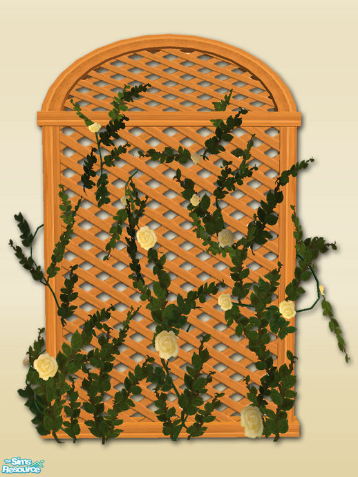 The Sims Resource Vista Patio Trellis Wood Recol03
