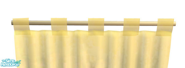 Sims 2 — More curtains, please! #6 - 0 by Sophel21 — Calia Curtain recolors in 7 different fabrics + 3 poles. Works also