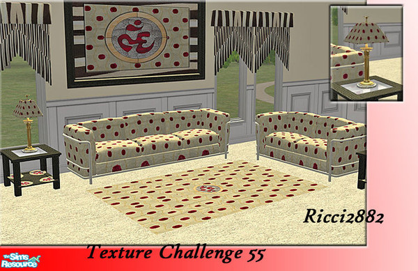 Sims 2 — TC 55 Livingroom by TheNumbersWoman — A little late but still here may I present the TC55 Livingroom!