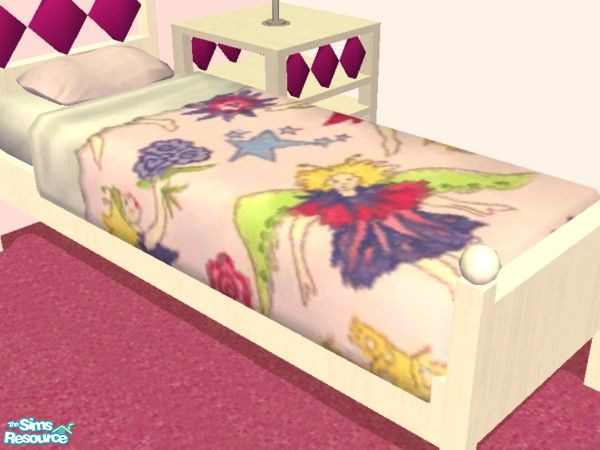 Sims 2 — Royal Jewels - Pink Sapphire - Bedding by EarthGoddess54 — Part of the Royal Jewels bedroom mesh set. Be sure to