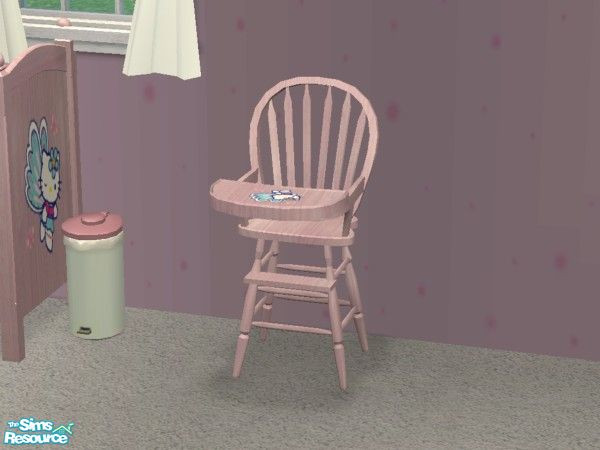 Sims 2 — Pink Hello Kitty Nursery  - High Chair  by lym — Part of my Hello Kitty Nursery Set. Don't forget to download