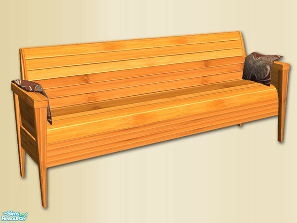 Sims 2 — Vista Patio - Sofa Wood - Recol03 by Shakeshaft — Part of a recolour of my Vista Patio Set, with pine cladding