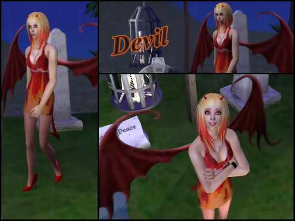 Sims 2 — Halloween Collection by Nita_hc — devil, by Nita hc