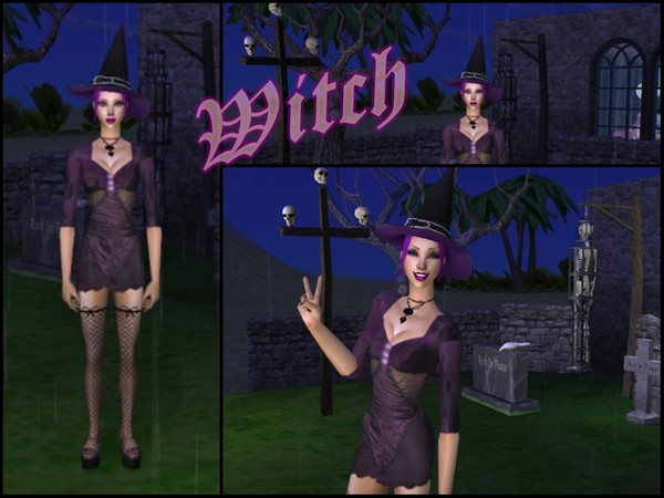 Sims 2 — Halloween Collection by Nita_hc — Witch, by Nita hc