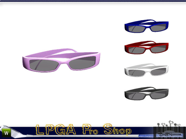 Sims 3 — LPGA Pro Shop Glasses B1 by BuffSumm — In the tradition and sport of Woman's Golfing part of the LPGA Country