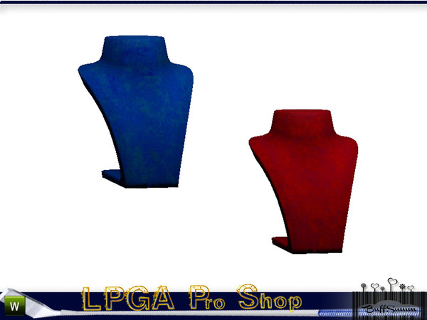 Sims 3 — LPGA Pro Shop Necklace Holder by BuffSumm — In the tradition and sport of Woman's Golfing part of the LPGA
