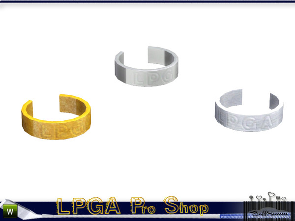 Sims 3 — LPGA Pro Shop Bracelet C by BuffSumm — In the tradition and sport of Woman's Golfing part of the LPGA Country