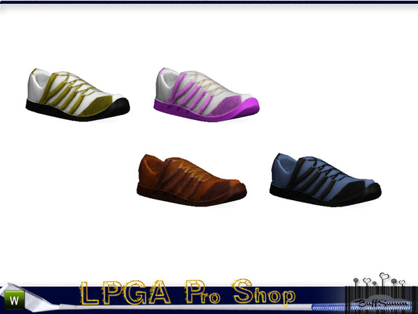 Sims 3 — LPGA Pro Shop Shoe A by BuffSumm — In the tradition and sport of Woman's Golfing part of the LPGA Country Club.