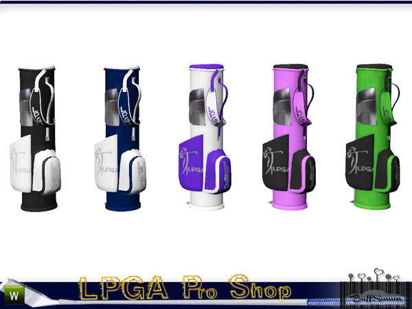 Sims 3 — LPGA Pro Shop Golfbag A by BuffSumm — In the tradition and sport of Woman's Golfing part of the LPGA Country