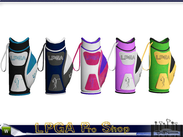 Sims 3 — LPGA Pro Shop Golfbag B by BuffSumm — In the tradition and sport of Woman's Golfing part of the LPGA Country