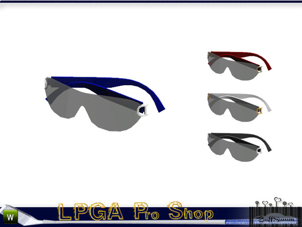 Sims 3 — LPGA Pro Shop Glasses C2 by BuffSumm — In the tradition and sport of Woman's Golfing part of the LPGA Country