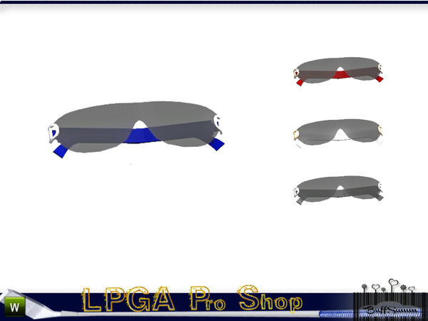 Sims 3 — LPGA Pro Shop Glasses C1 by BuffSumm — In the tradition and sport of Woman's Golfing part of the LPGA Country