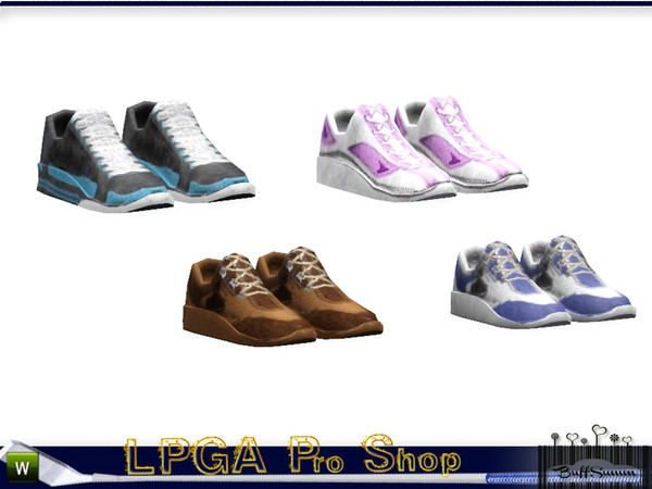Sims 3 — LPGA Pro Shop Shoe B1 by BuffSumm — In the tradition and sport of Woman's Golfing part of the LPGA Country Club.