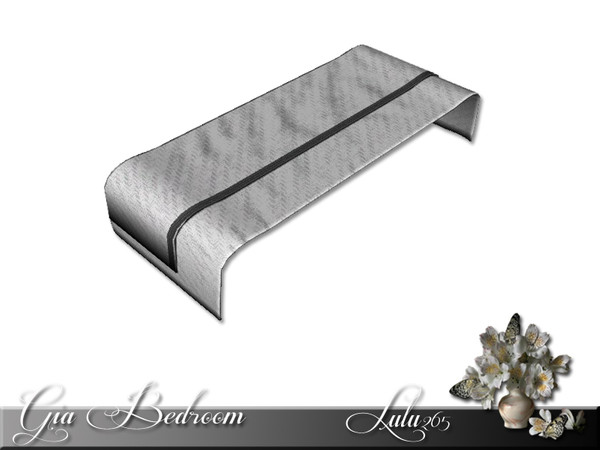 Sims 3 — Gia Bedroom Decor Blanket by Lulu265 — Part of the Gia Bedroom Set Fully CAStable Made by Lulu265 for TSR.