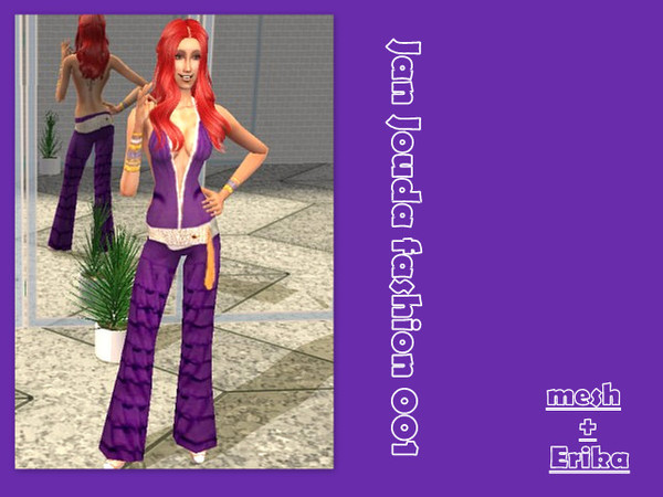 Sims 2 — Jan Jouda fashion 001 by L-75_sims — This outfit is in the style of 70\'s .