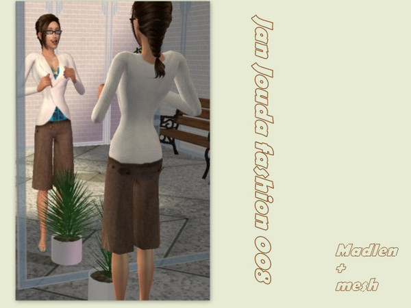 Sims 2 — Knit wrap cardigan & capris by L-75_sims — Wonderful clothes for your sims.