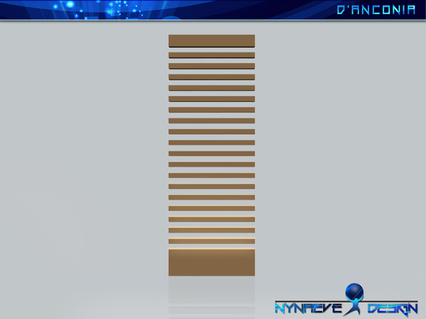 Sims 3 — d'Anconia Pallet Wall Decor - Part 1 by NynaeveDesign — A modern edge for your walls.