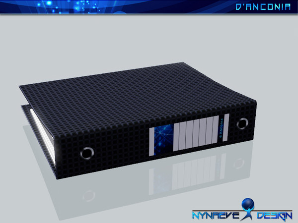 Sims 3 — d'Anconia - Ring Binder by NynaeveDesign — Keep your documents organized and within easy reach.