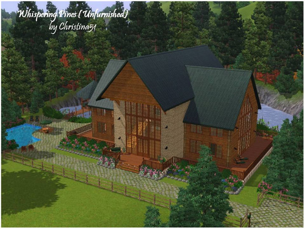 Sims 3 — Whispering Pines (Unfurnished) by Christina51 — 