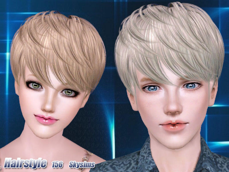 The Sims Resource - Skysims Hair Adult 156