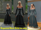 Sims 3 —  movies horror bride dress REQUEST by ldanti2 — Forum request, remove swag from dress. must have Sims 3 movie