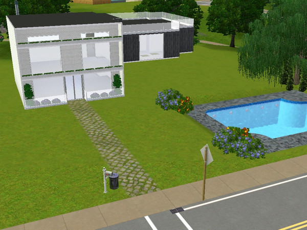 Sims 3 — Sky Blvd by Babycakessims2 — A beautiful 2 bed house, Very modern, very simple. This house is decorated