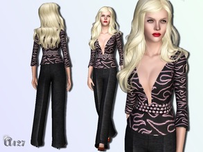Sims 3 —  Outfits with belt by altea127 — Elegant outfit with belt for your young female sims 