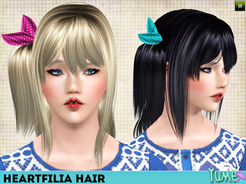 The Sims Resource - Yume - Heartfilia hair