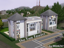 Sims 3 — The Two Towers by muaz872 — The Two Towers -built at 64 Apple wood Lane,Bridgeport -4 stories modern house