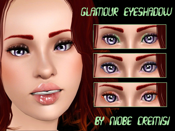 Sims 3 — Glamour Eyeshadow by niobe_cremisi — If you want to take a look sweeter to your sim, then this is the right