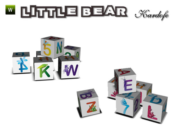 Sims 3 — kar_Cubes_little bear by kardofe — Cubes by kardofe