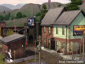 Sims 3 — Bridge Lane Railway - Chemical Depot by Cyclonesue — Another in my Bridge Lane Railway series of lots. Ron