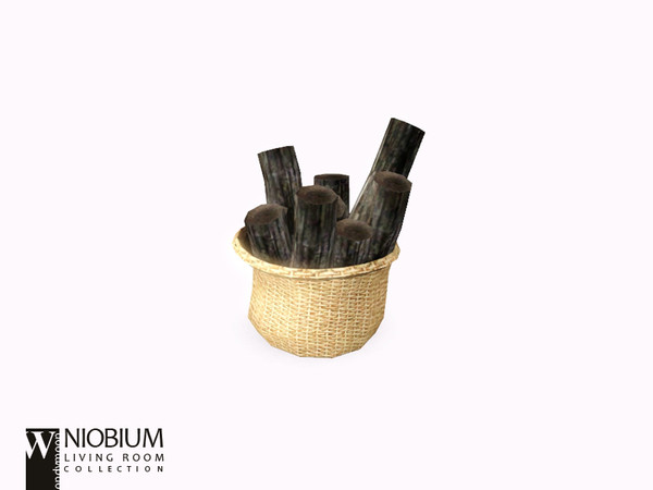 Sims 3 — Fireplace Wood by wondymoon — - Niobium Living - Fireplace Wood - Wondymoon@TSR - Nov'2013